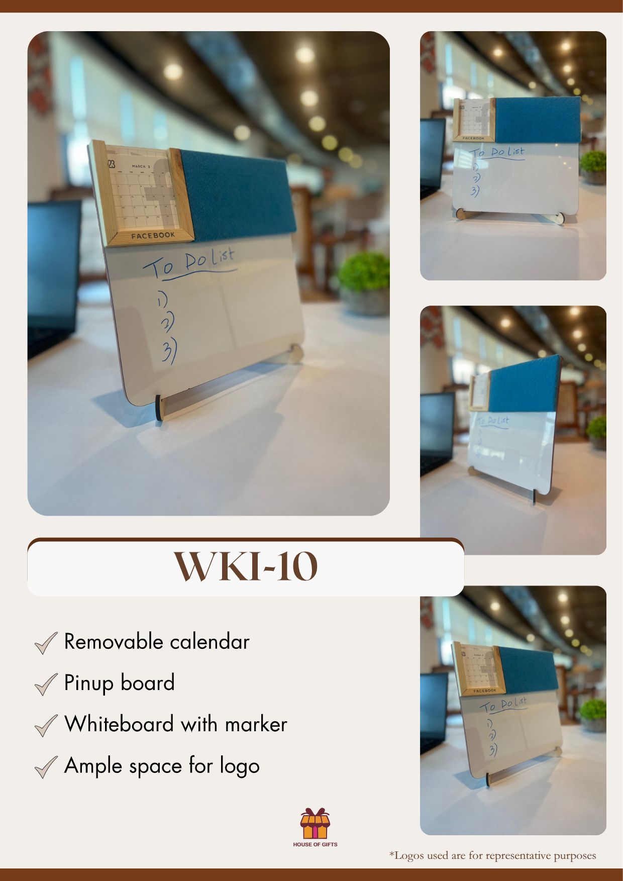 Wooden Desktop Organiser 4