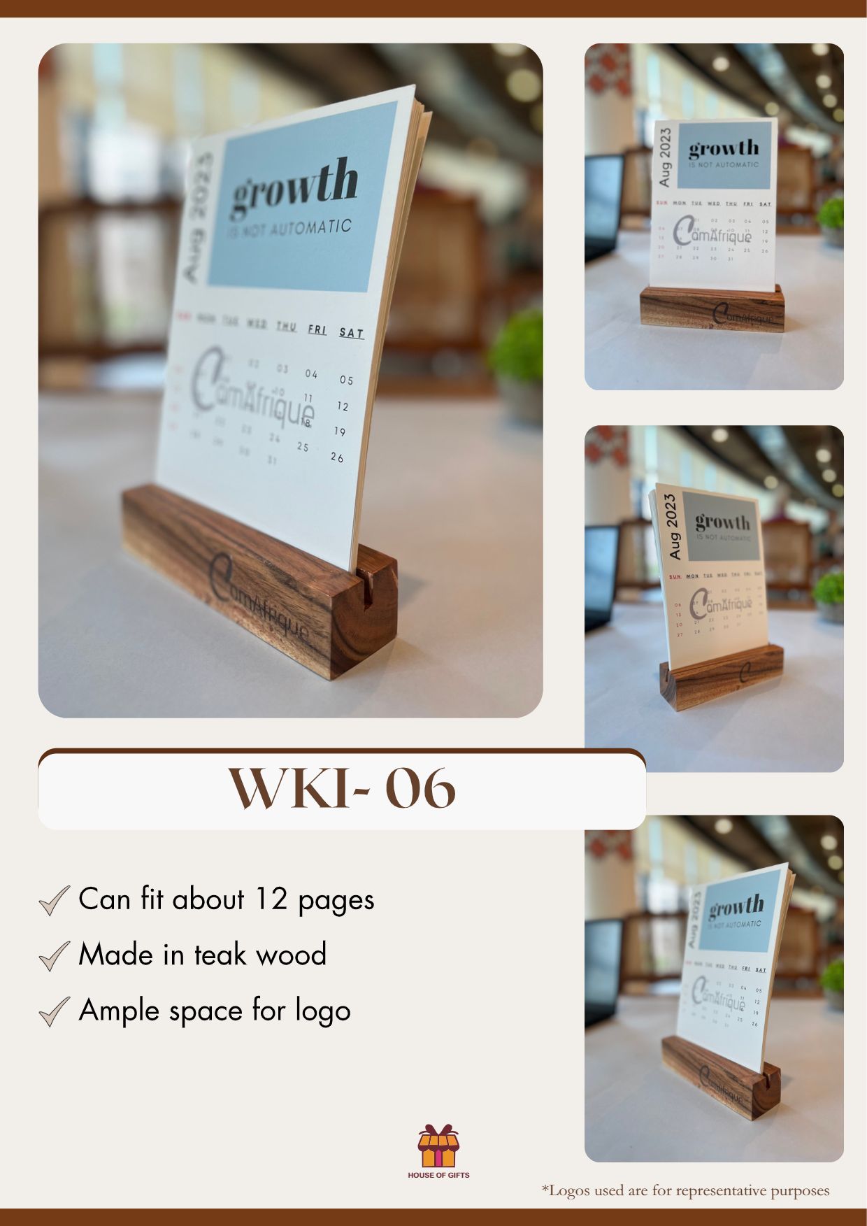 Wooden Desktop Organiser 5