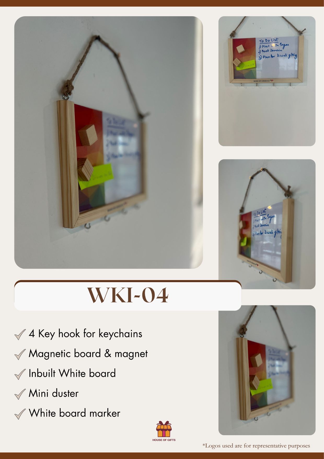 Wooden Desktop Organiser 6