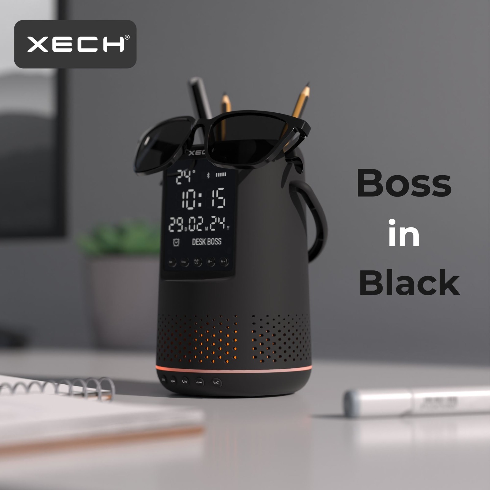 Xech Bose Bluetooth Speaker with Pen Stand
