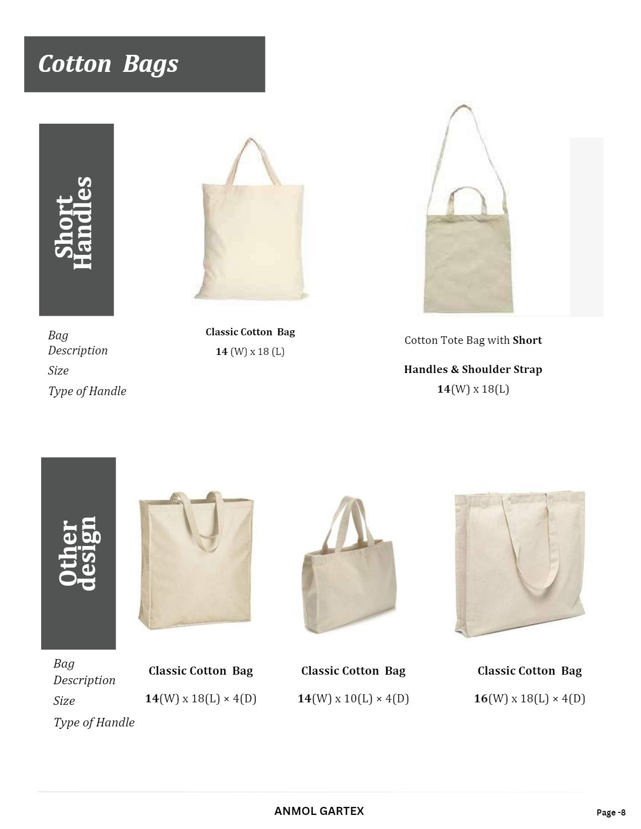 Cotton Bags
